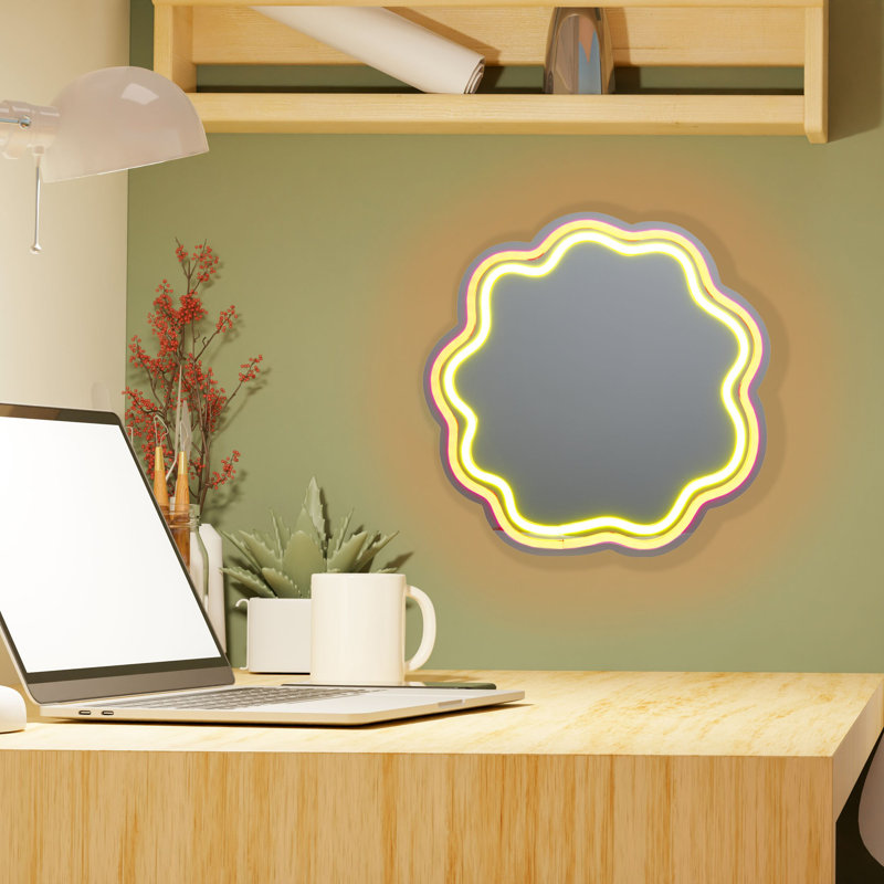 Melannco LED Circle Mirror, 11.8 Inch