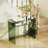 Diane 33.5'' W Rectangle Writing Desk, Modern Rectangle Acrylic Side Desk-1454567765