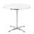 Modern Circular Dining Table And Small Tea Table, With A Minimalist Style