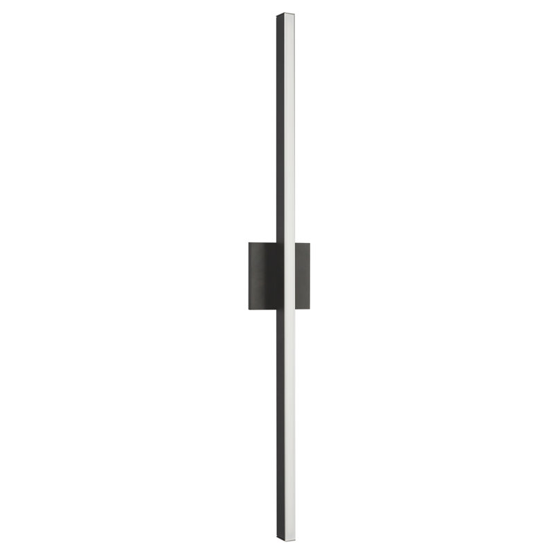 Vega LED Wallchiere, 37" H x 4.75" W x 1.75" D, Black