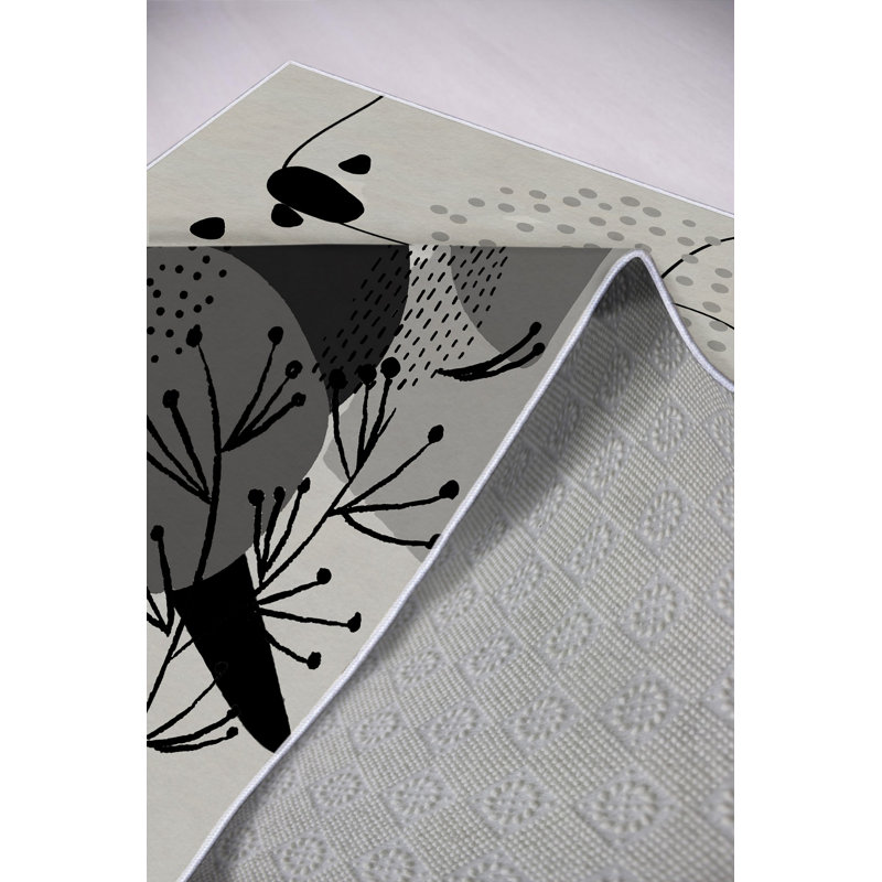 Premium Antibacterial Area Rug, Grey, 23.6 x 39.4 inches | 100% Polyester, 650 gr/m², 0.16 in Pile Height | Eco-Friendly, Non-Slip PVC Dot Underside, Machine Washable | Perfect for Home Decor & High-Traffic Areas