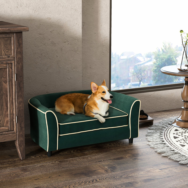 Lit de chien foncé pour petits et moyens chiens