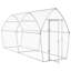  Chicken Cage Silver Galvanised Steel-1804754112