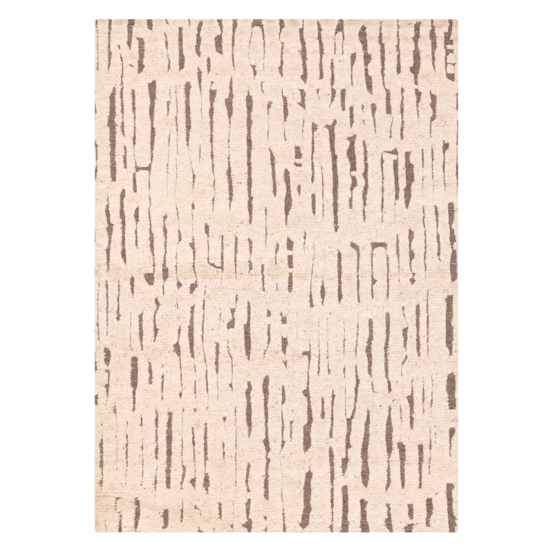 Tapis beige Tangier 5 pi 5 po x 7 pi 7 po