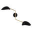 Racer Solid Brass Plug-in Swing Arm Sconce