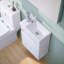 Meuble-lavabo simple mural 16 po-818617622