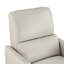 Fauteuil inclinable électrique pivotant en cuir véritable Sant-121457996