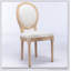 Meuble, ensemble de 2 chaises de salle à manger avec cadre en bois massif de style français-979518314