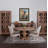 Lyons Round Solid Wood Dining Table-1831903731-1831903732