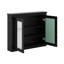 Armoire de rangement murale moderne avec 2 miroirs-180088477