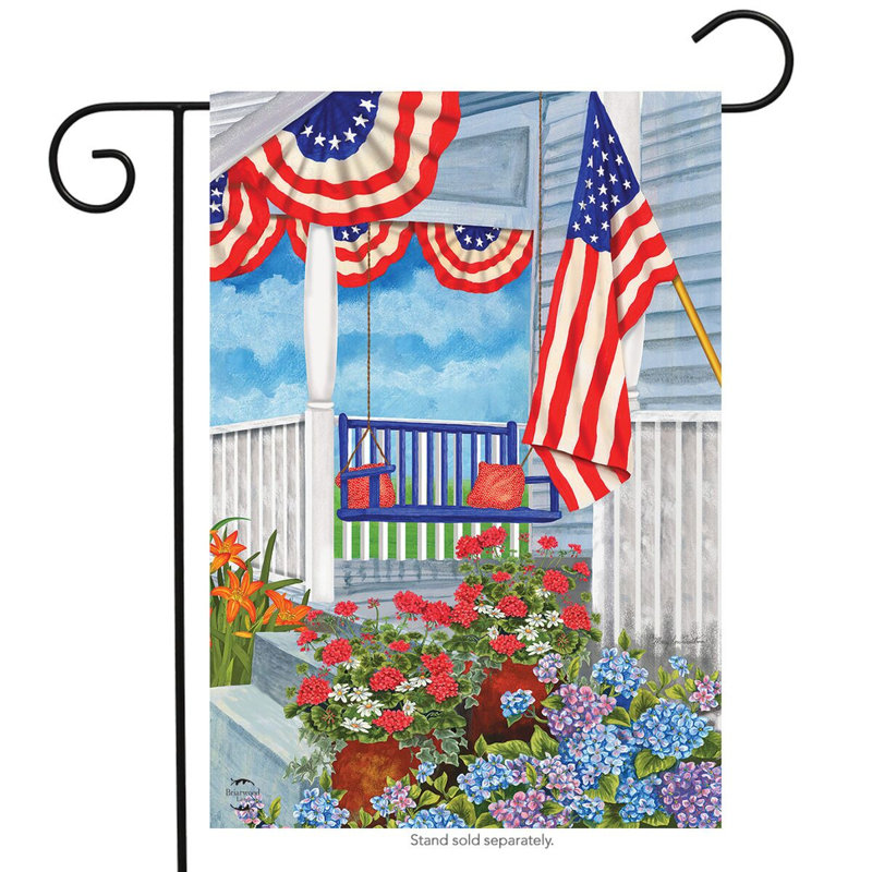 Drapeau de jardin patriotique