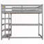 Lit mezzanine simple avec bureau intégré Harsimrat