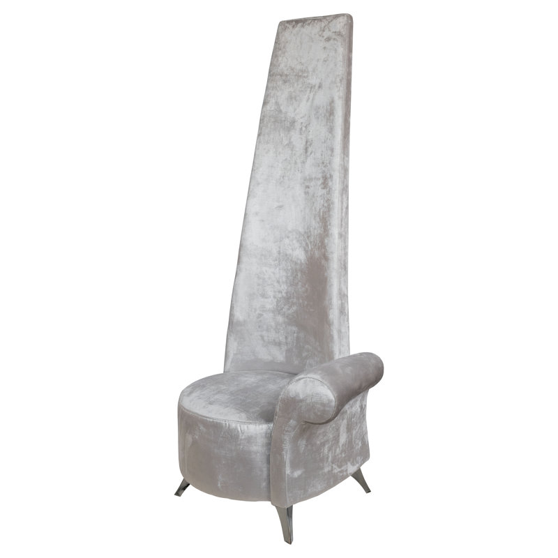 Duckett Upholstered Armchair, Steel Shimmer