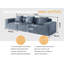 Canapé modulaire convertible Belfin-654141949