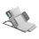 Dossier de levage électrique pour lit, capacité de 300 lb, dossier de lit de levage réglable de 4 à 68 °, avec accoudoir de garde-corps et pochette de rangement, lavable à la machine, pour les femmes enceintes souffrant d'un handicap