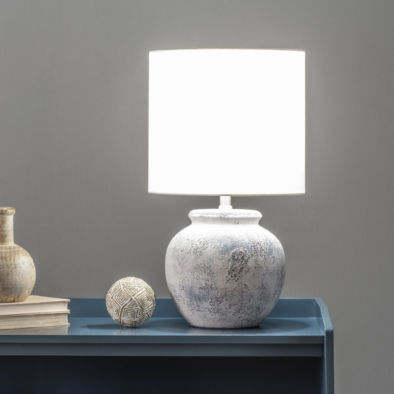 Lampe de table 22 po grise