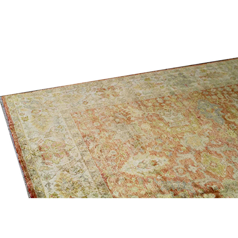 Silk Floral Area Rug