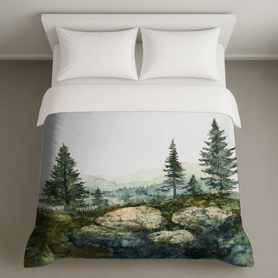 Mountain Forest Landscape Duvet Covers