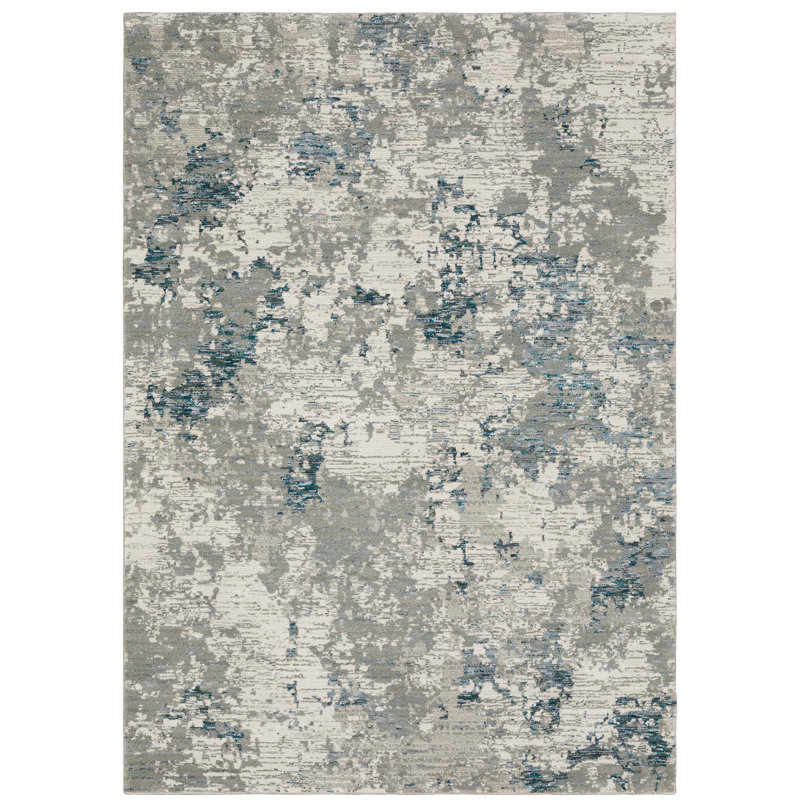 Ronny Abstract Indoor Rug, Rectangle 3'3" x 5'2"