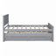 Lit plateforme simple avec lit gigogne et tiroirs-1841716492