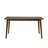 Kassis + Mukai - Modern Grey Fabric + Walnut Dining Set-267724150
