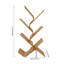Dionisie 6-Tier Tree-Shape Bamboo Small Bookcases Book Organizer