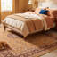 Tapis Manor traditionnel à médaillon délavé, style persan, orange, vert et crème, lavable à la machine, antidérapant, à poils courts, pour l'intérieur et l'extérieur, adapté aux animaux domestiques, idéal pour le salon, la chambre, la salle à manger, l'entrée, le couloir ou le bureau.-602614477