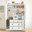 Farmhouse 71''H Large Kitchen Pantry-1445695649