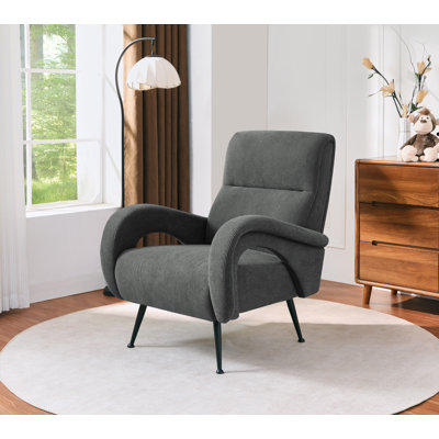Fauteuil décoratif en velours côtelé Olie