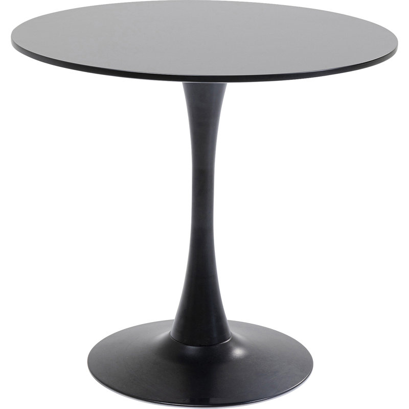 Chic dining table, White/Brown, 74cm H x 80cm W x 80cm D