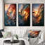 «Beach Photo Sunlit Waves VIII», 3 pièces sur toile-1562393701-1562393697