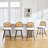 Upholstered Swivel Counter Stool With Rattan Backrest-1809150581-1809150590