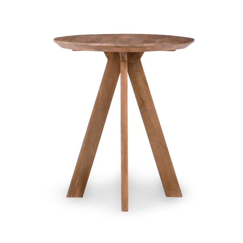 Furley 32" Round Counter Height Dining Table, 42", Brown