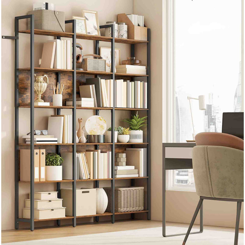 187cm H x 128cm W Metal Bookcase