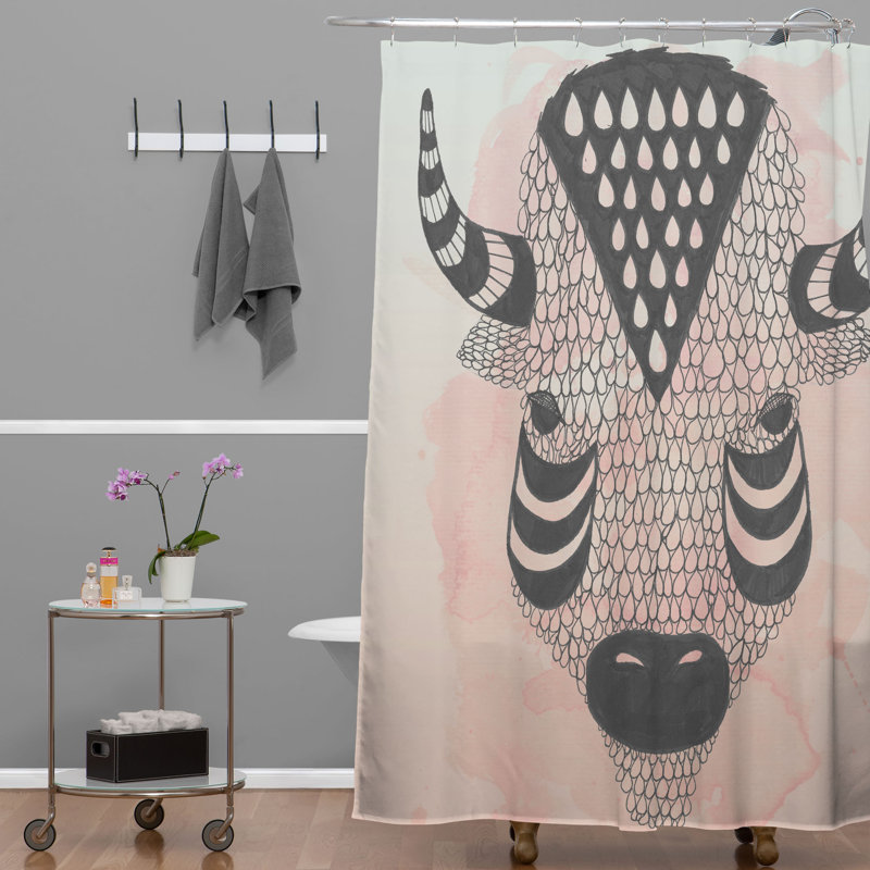 Rideau de douche simple Abri Buffy