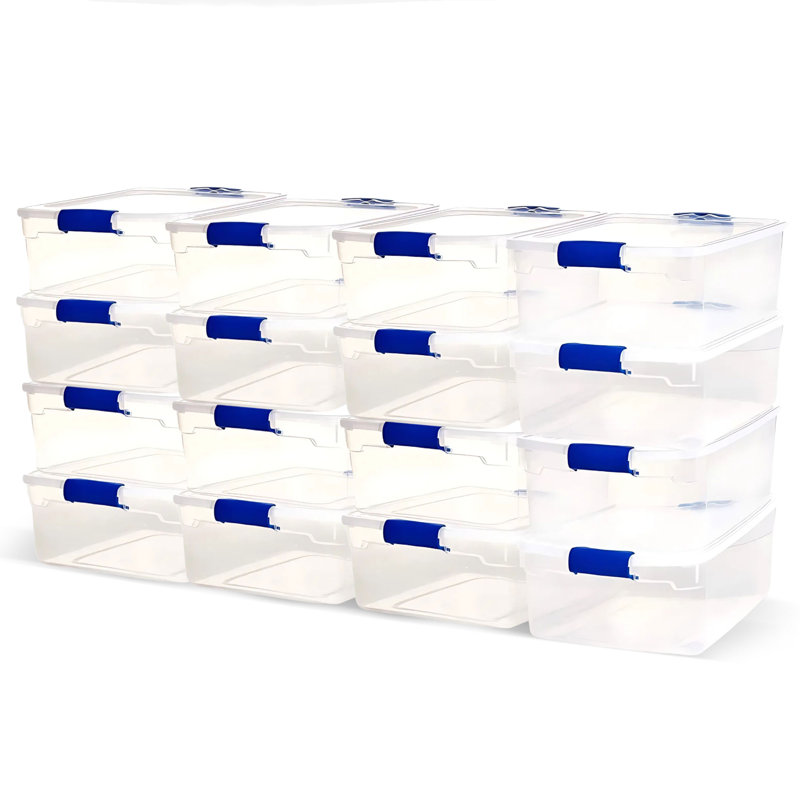 Homz Plastic Storage Tub & Tote