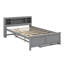 Lit plateforme avec rangement pour tête de lit, ports USB, lit gigogne et trois tiroirs-114328301-114328304