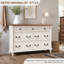 Commode à 7 tiroirs Farmhouse, commode rustique en bois avec 2 tiroirs pour chambre à coucher, salon-115145650