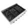 Cosmo GRT Series 36'' Stainless Steel Gas Cooktop 6 Burner Cooktop with Dual Size Power Burner