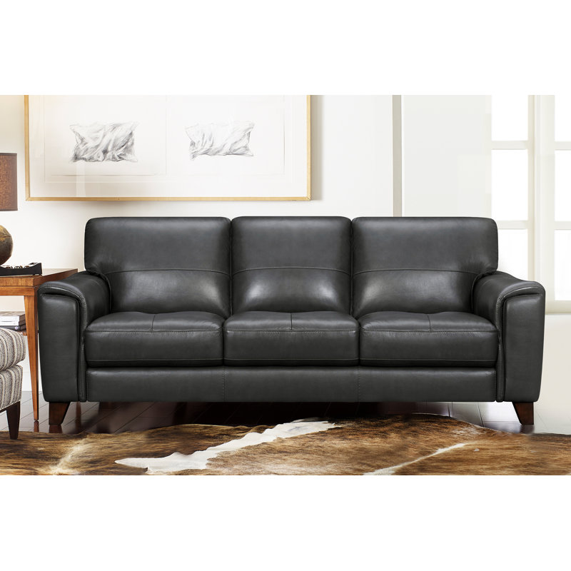 Dinese Upholstered 88'' Sofa, Pewter