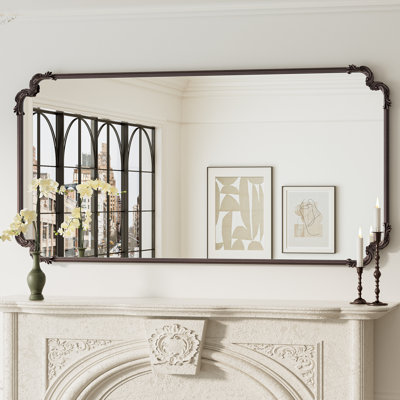 Genan Accent Scalloped Rectangle Wall Mirror