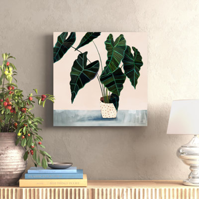 Houseplant II 1 Piece Wrapped Canvas Painting