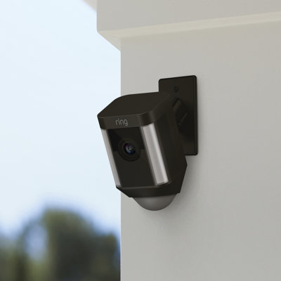 LED Hardwired Video Enabled Outdoor Security Spot Light with Motion Sensor