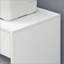 Printer Stand with Drawer &amp; Adjustable Shelf, Rolling Mobile Cart with Locking Wheels, CPU Stand | Snow White | P2 Particleboard