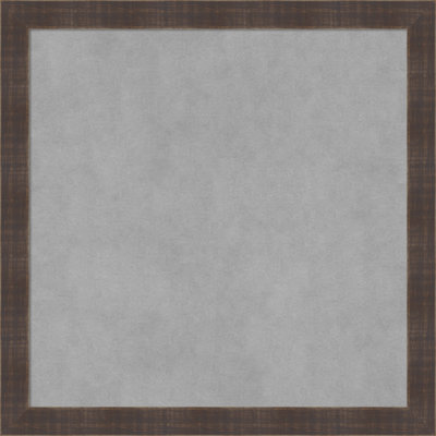 Magnetic Solid Wood Framed Metal Bulletin Board