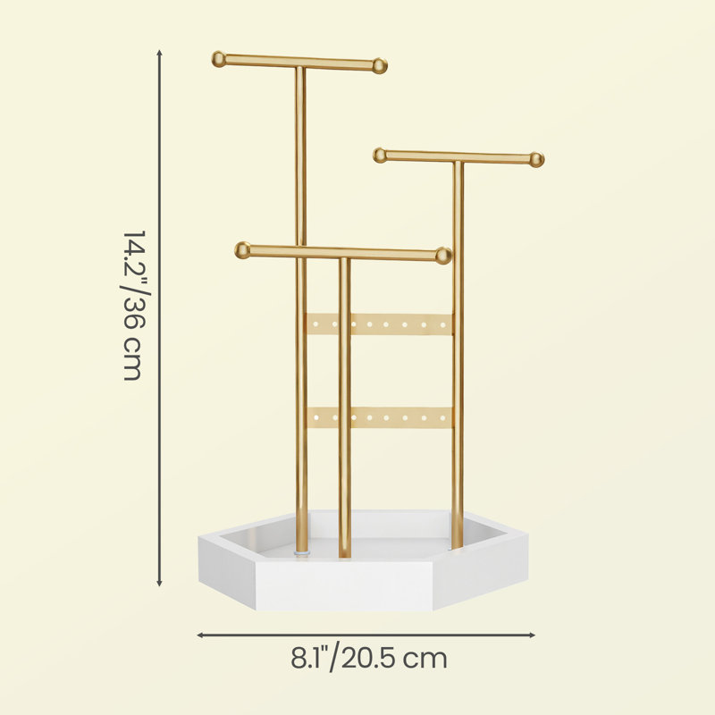 Jewellery Stand +, Gold