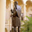 Battle Ready, Medieval Soldier Garden Statue
