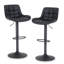Tabouret de bar pivotant à hauteur réglable Zager-530187707