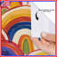 Rideau de douche arc-en-ciel - Bohème abstrait-1637841548