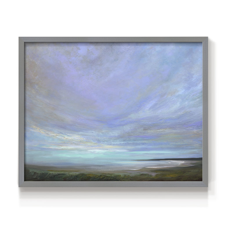 Coastal Views III - Reproduction encadrée - Restickable, Gris, H 16 po x l 20 po